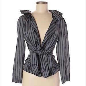 Designer Long-Sleeve Silk Top Brand New!!